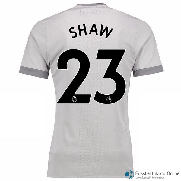 Manchester United Trikot Ausweich Shaw 2017-18 Fussballtrikots Günstig
